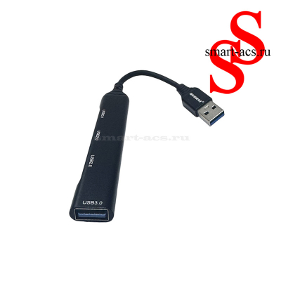 Хаб RECRSI CK01 USB-A 4-в-1 (USB 3.0 + 3×USB 2.0)